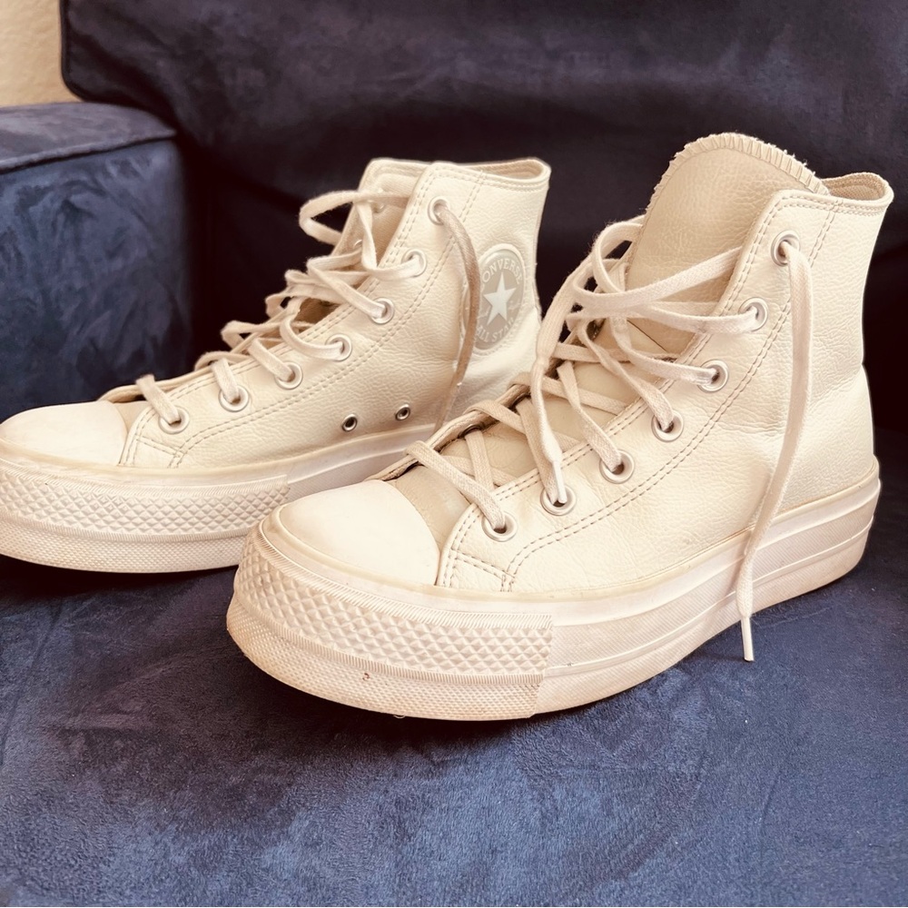 Women’s converse synthetic platform shoes